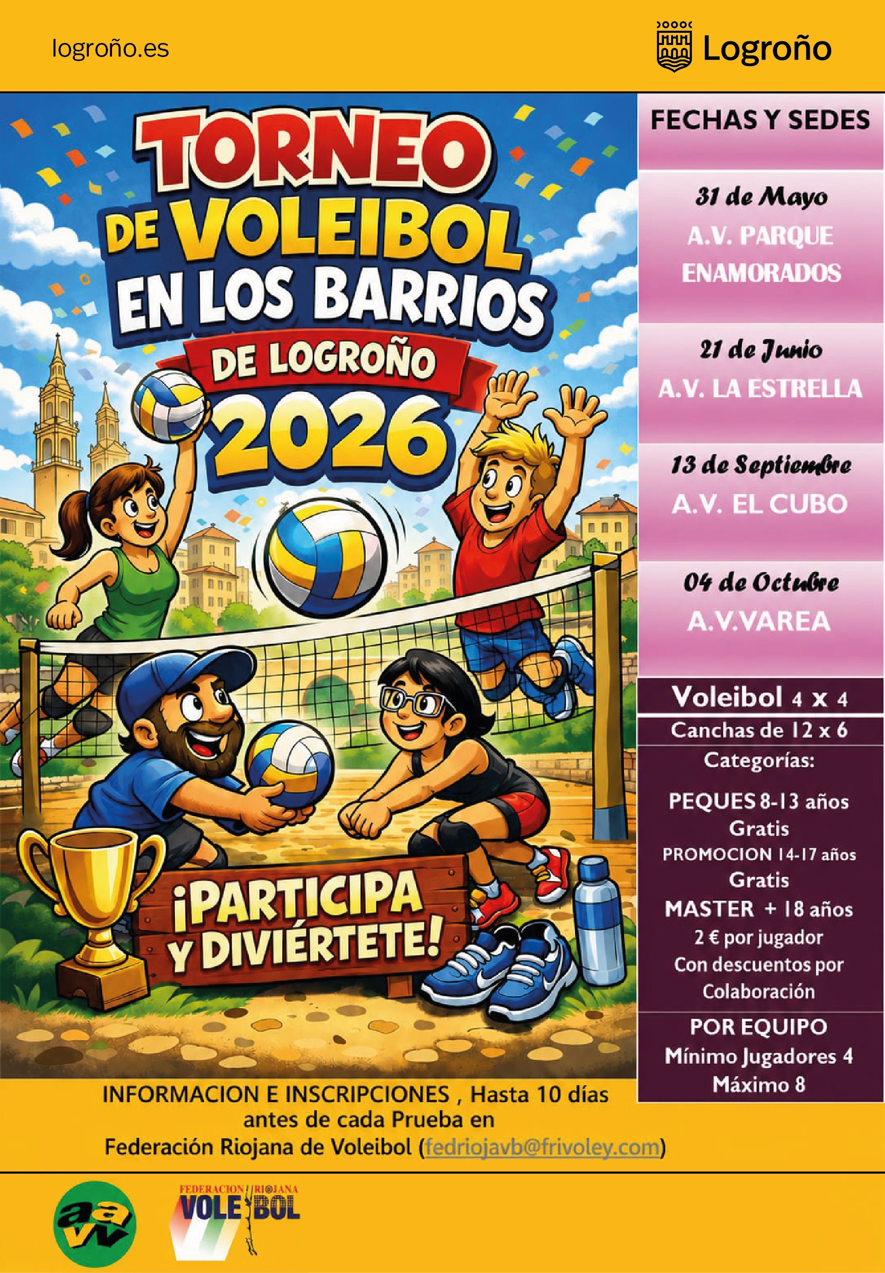Cartel voleibol