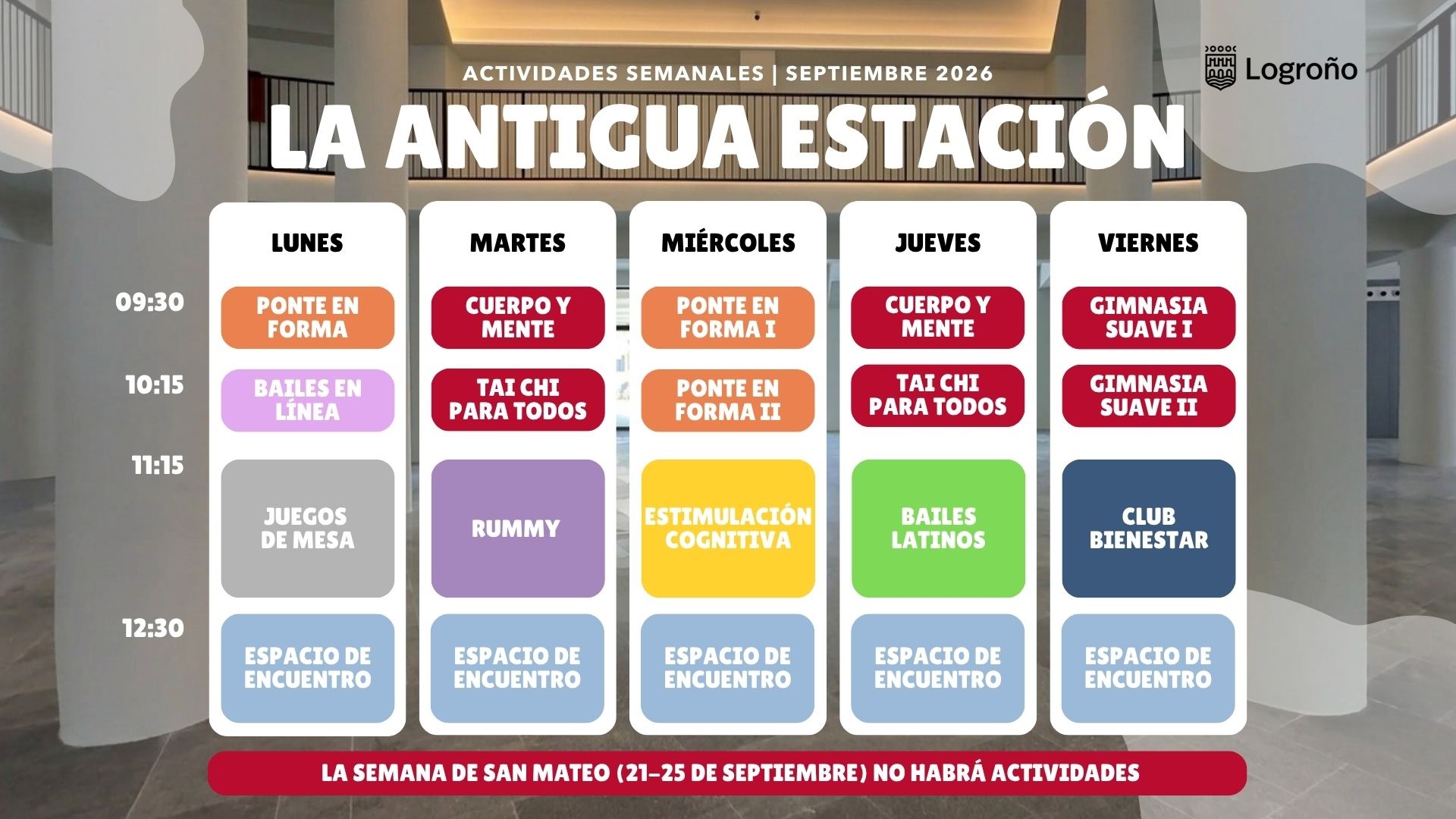 Calendario septiembre