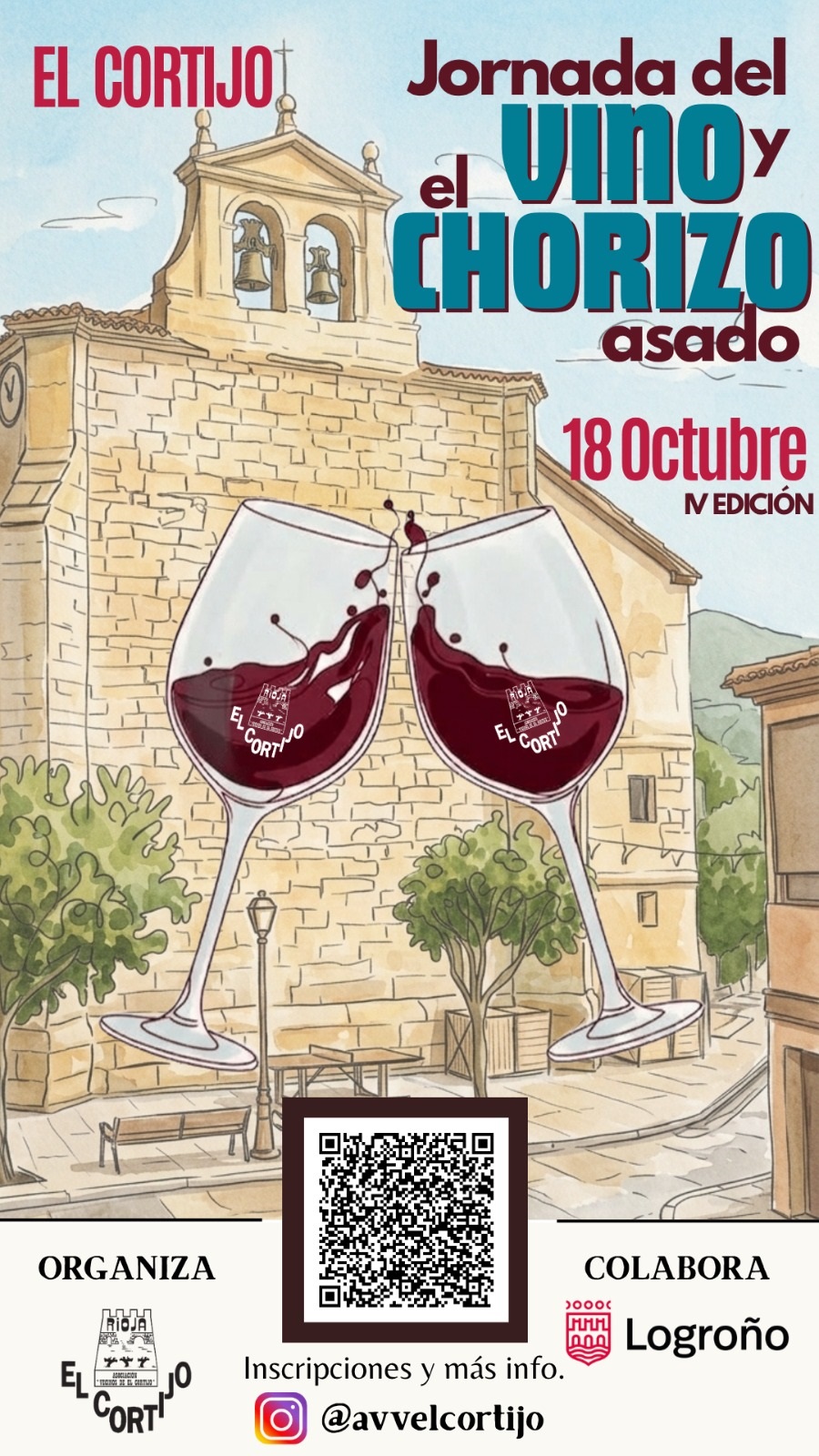 Cartel jornada chorizo El Cortijo