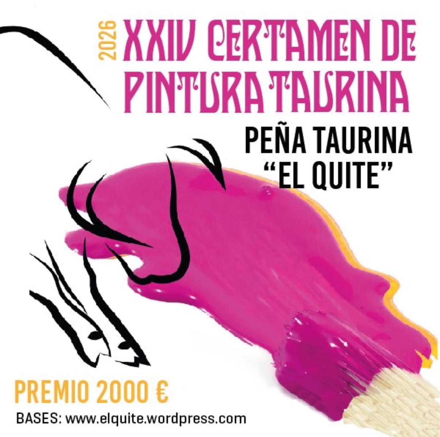 Cartel pintura taurina