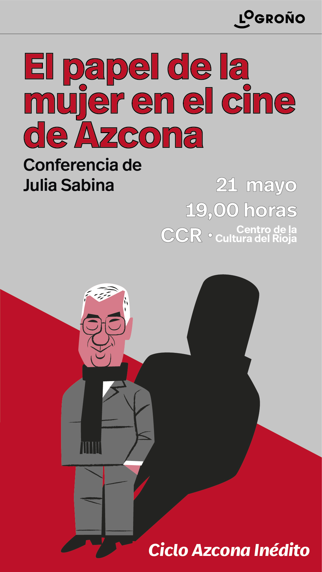 cartel del ciclo Azcona Inédito