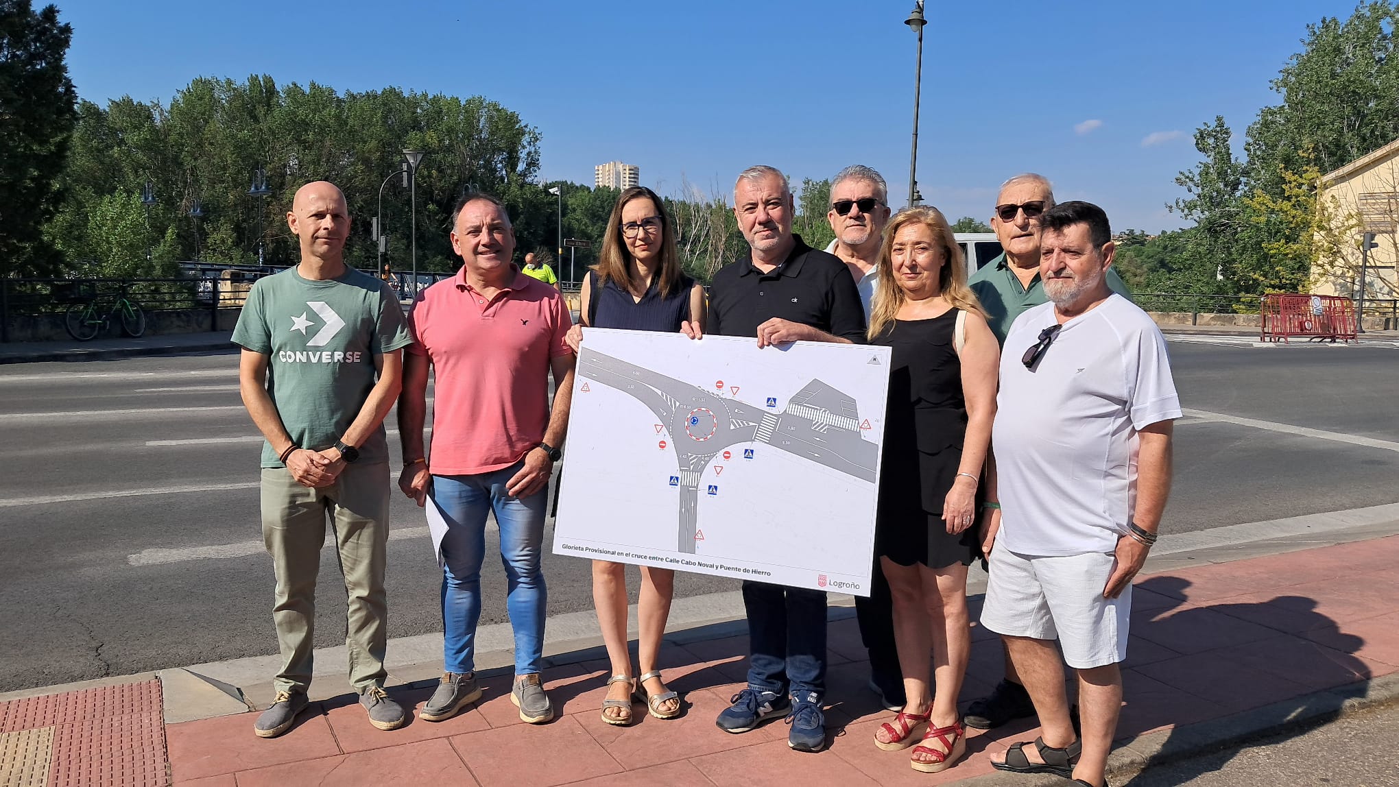 Ángel Andrés con Representantes Vecinales