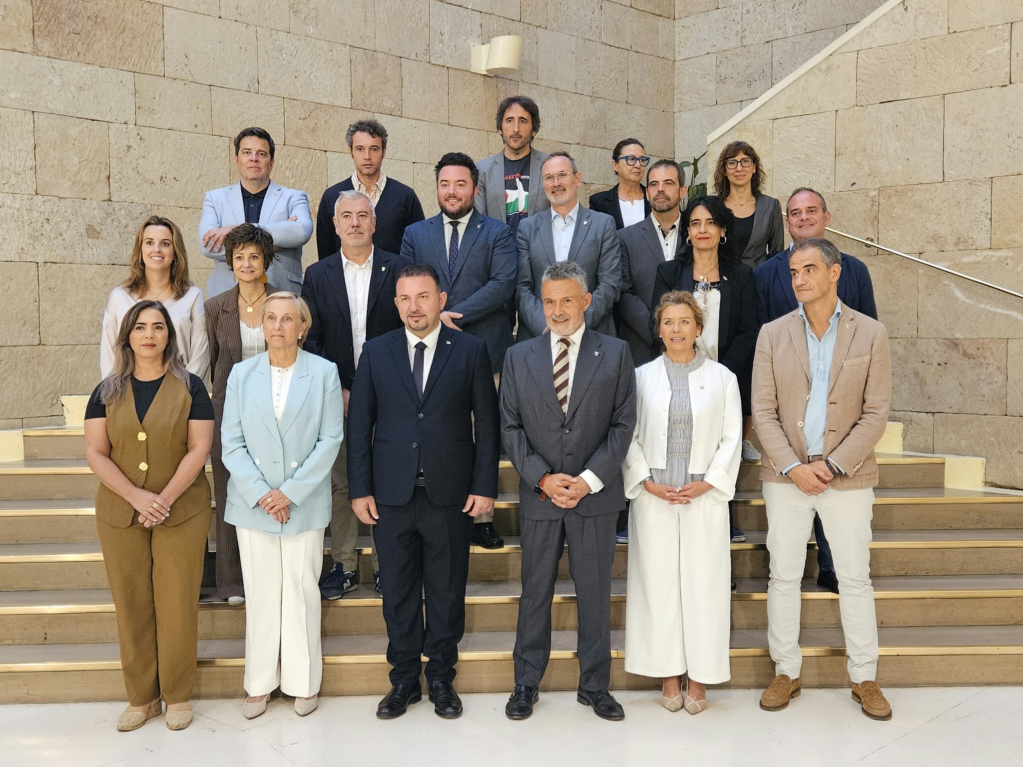 Acto de hermanamiento entre Logroño y Belén