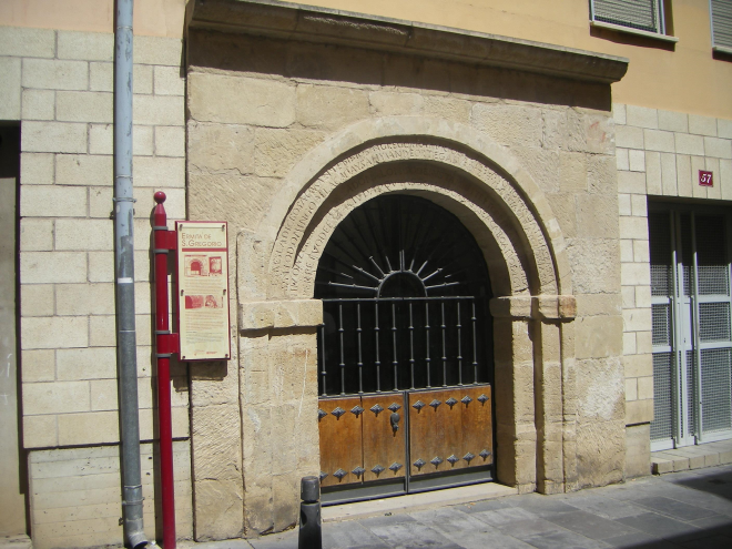 Fachada de la Ermita de San Gregorio