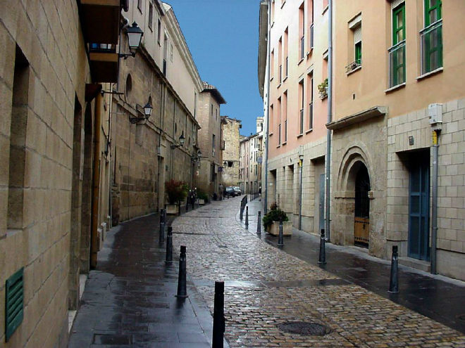 Calle del centro histórico de Logroño
