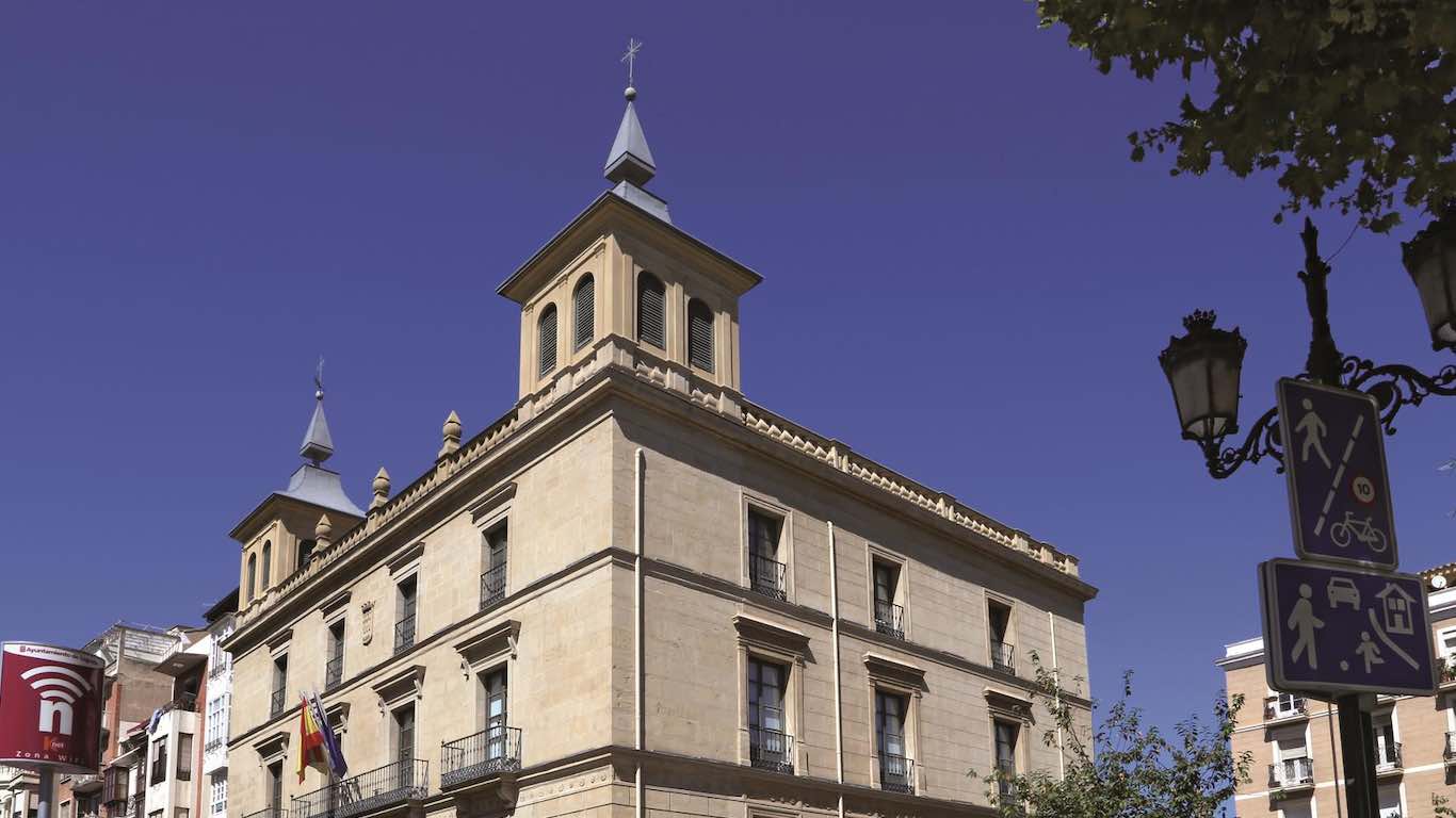 Fachada del Palacio de los Chapiteles