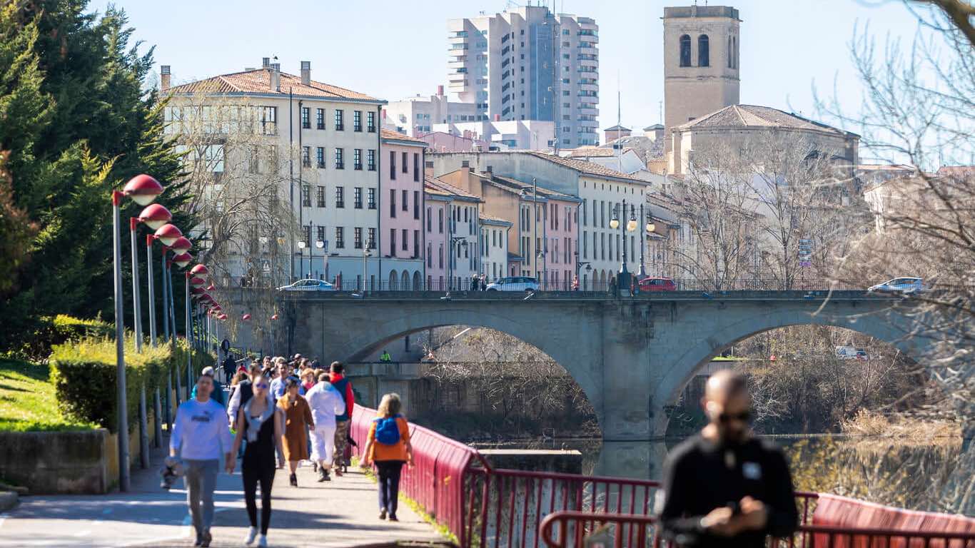 Paseo en el Parque del Ebro