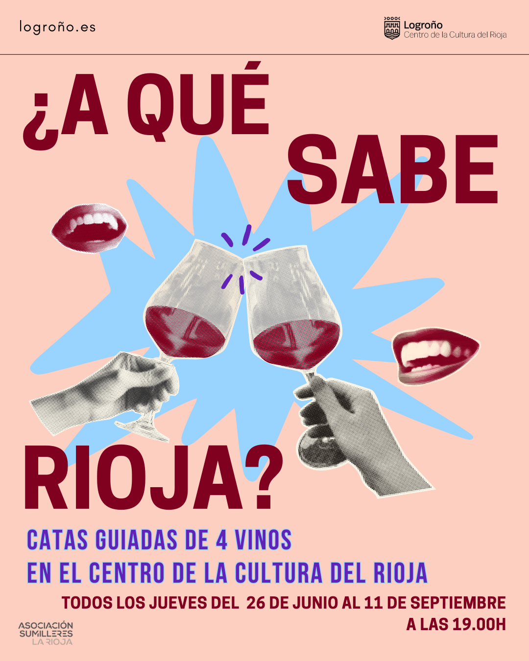 Cartel de A qué sabe Rioja Verano