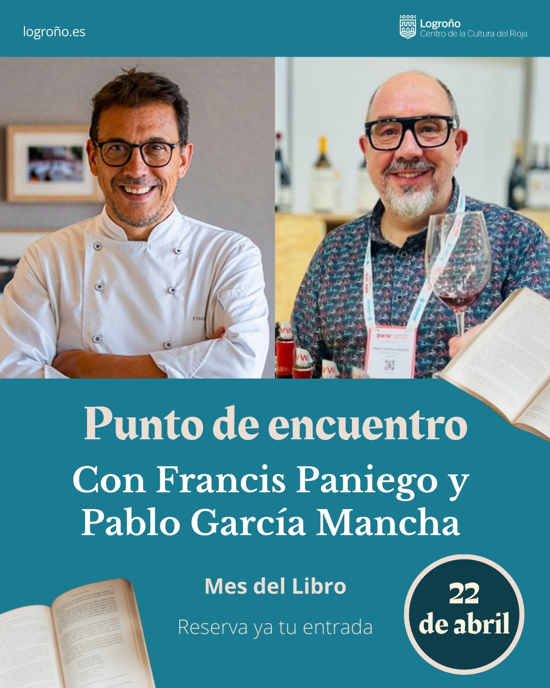Cartel Punto de encuentro 22 de abril 2025